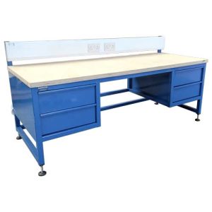 Plywood Top Workbench with Sockets and Storage Drawers (HDB-33)